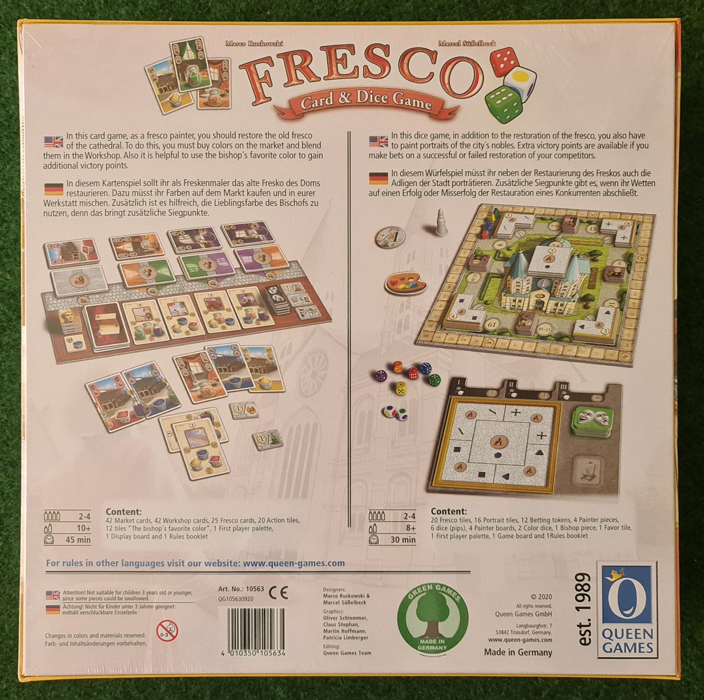 Fresco: Card & Dice Game  (2-4) board game collectible - Main Image 2