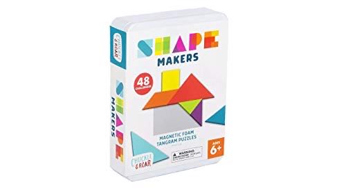 Chuckle & Roar Shape Makers Magnetic Foam Tangrams Game  (1) board game collectible [Barcode 079346630097] - Main Image 1
