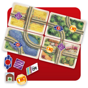 Village Rails  (2-4) board game collectible [Barcode 9781472853967] - Main Image 3