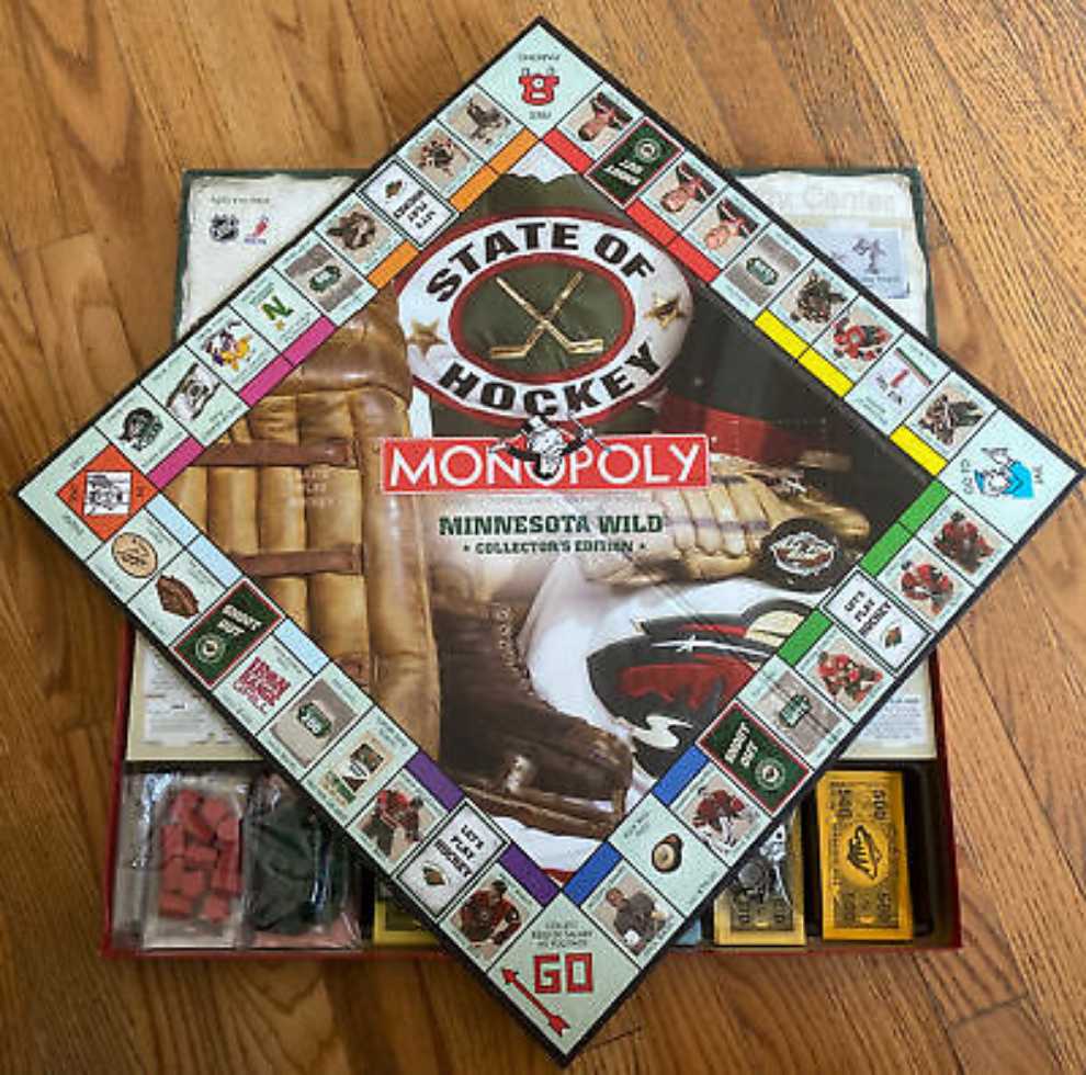 Minnesota Wild Monopoly   (2 To 6) board game collectible [Barcode 700304002907] - Main Image 2