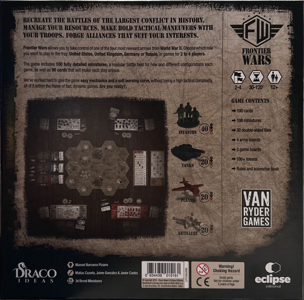 Frontier Wars  (2-6) board game collectible [Barcode 4644440015161] - Main Image 2