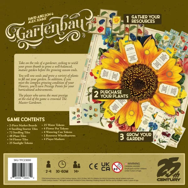 Gartenbau (KS edition)  (2-4) board game collectible [Barcode 860006586812] - Main Image 2