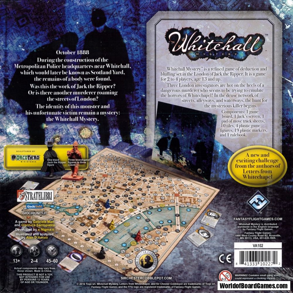 Whitehall Mystery  (2-4) board game collectible [Barcode 8058773206756] - Main Image 4