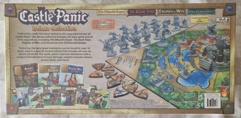 Castle Panic: Deluxe Collection  (1-6) board game collectible [Barcode 850680002210] - Main Image 2