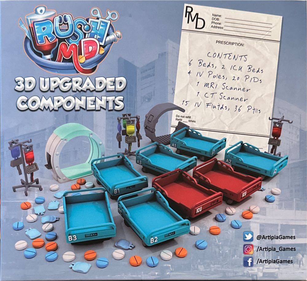 Rush MD: 3D Upgrade Components  board game collectible [Barcode 700615556380] - Main Image 2