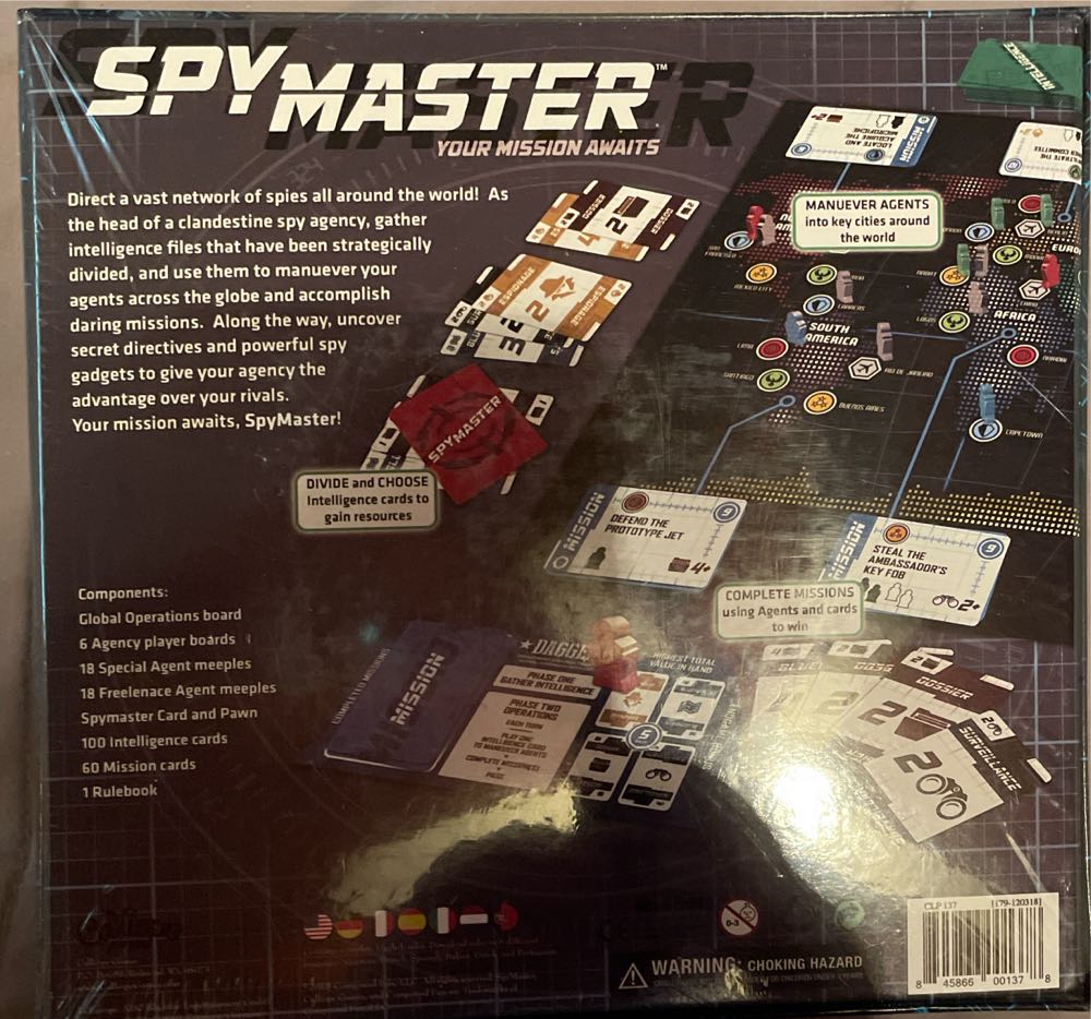 Spy Master  (2-6) board game collectible [Barcode 845866001378] - Main Image 3