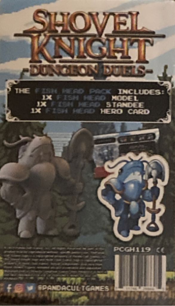 Shovel Knight: Dungeon Duels - Fish Head Pack  (1-4) board game collectible [Barcode 711746298605] - Main Image 2