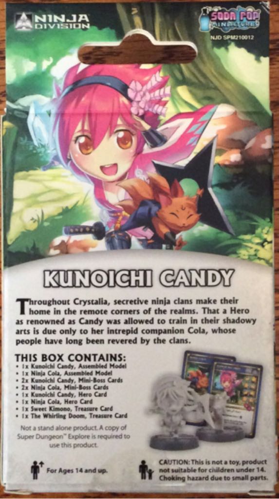 Super Dungeon Explore: Kunoichi Candy  board game collectible [Barcode 857445005172] - Main Image 2