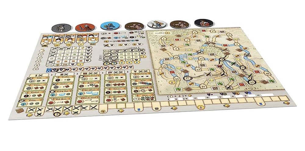 Joan of Arc: Orléans Draw & Write  (1-5) board game collectible [Barcode 850000576797] - Main Image 3