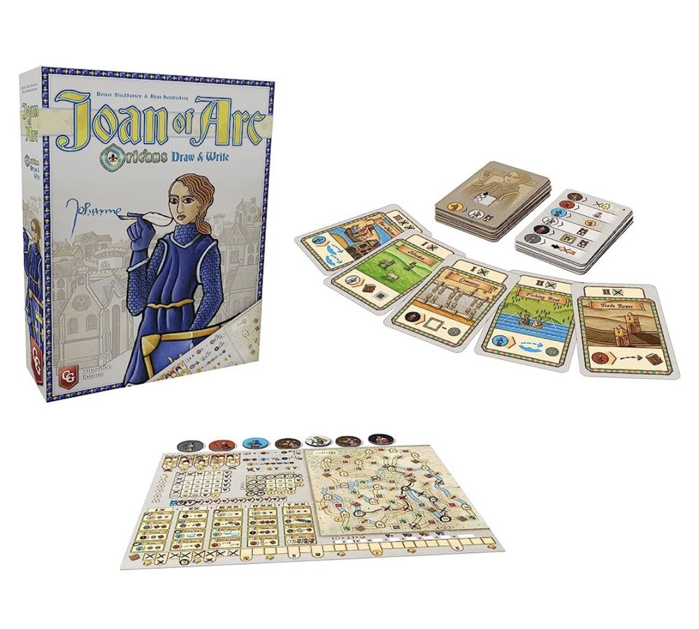 Joan of Arc: Orléans Draw & Write  (1-5) board game collectible [Barcode 850000576797] - Main Image 4