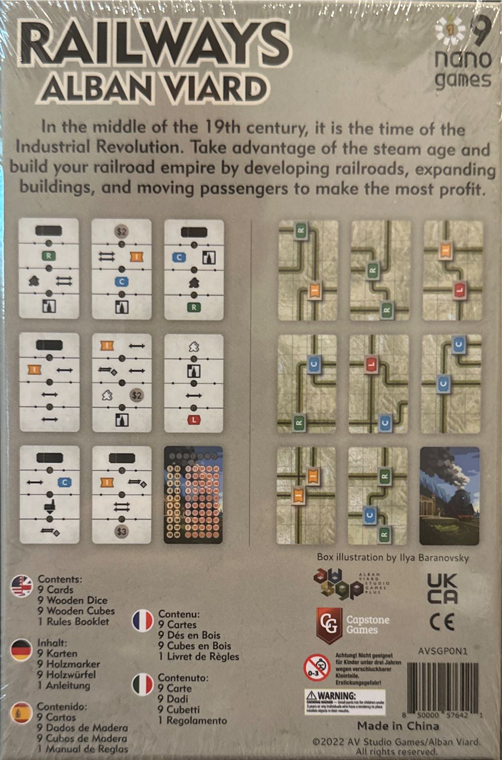 Railways Alban Viard  (1) board game collectible [Barcode 850000576421] - Main Image 2
