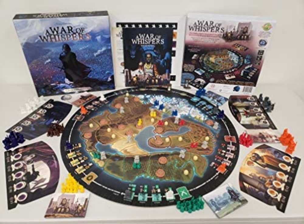 A War of Whispers - Deluxe Collector’s Edition With Dark Alliances Exp  (2-4) board game collectible [Barcode 610585962251] - Main Image 3