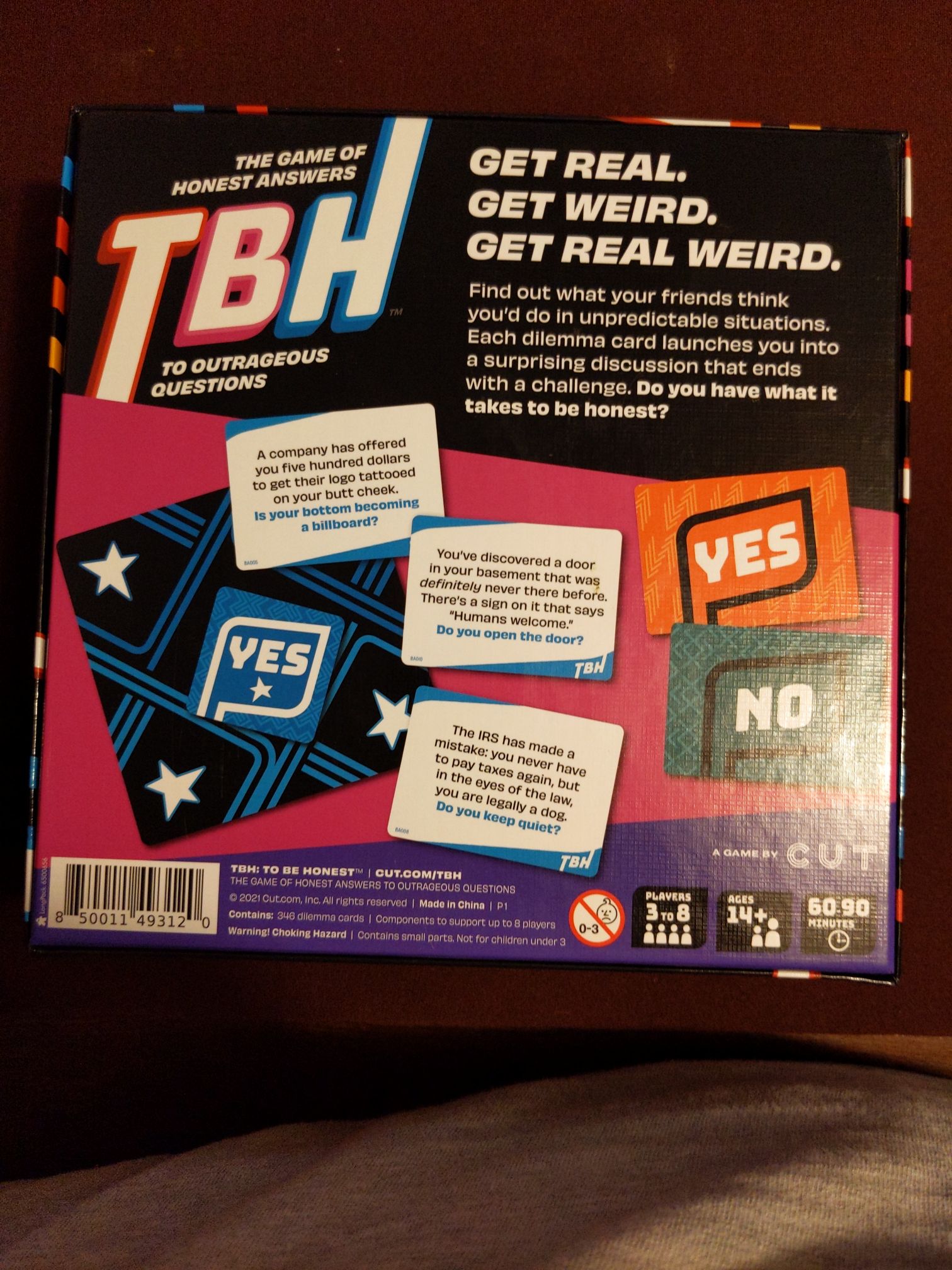 TBH  (3 to 8) board game collectible - Main Image 2
