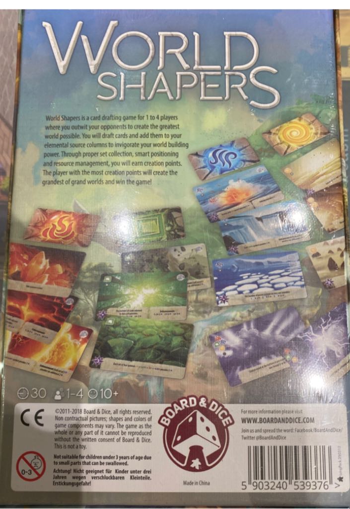 World Shapers  (1-4) board game collectible [Barcode 5903240539376] - Main Image 2