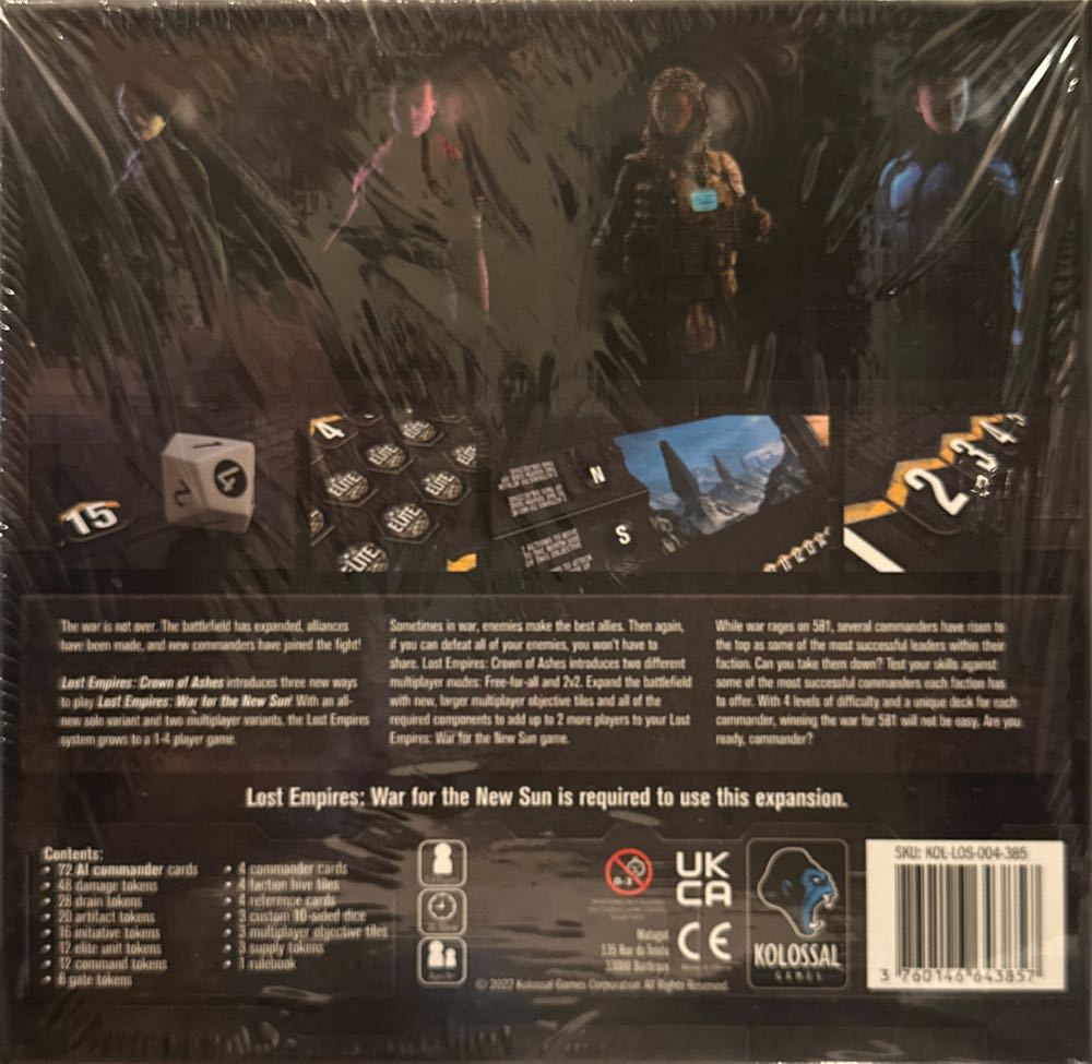 Lost Empires: Crown Of Ashes  board game collectible [Barcode 3760146643857] - Main Image 2