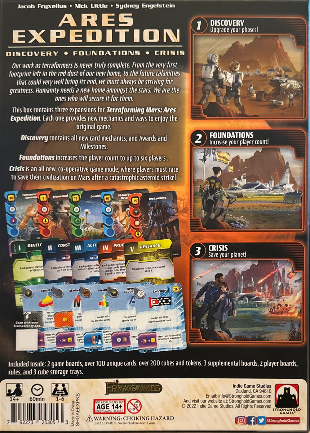 Terraforming Mars: Ares Expedition  (2-6) board game collectible [Barcode 792273253053] - Main Image 2
