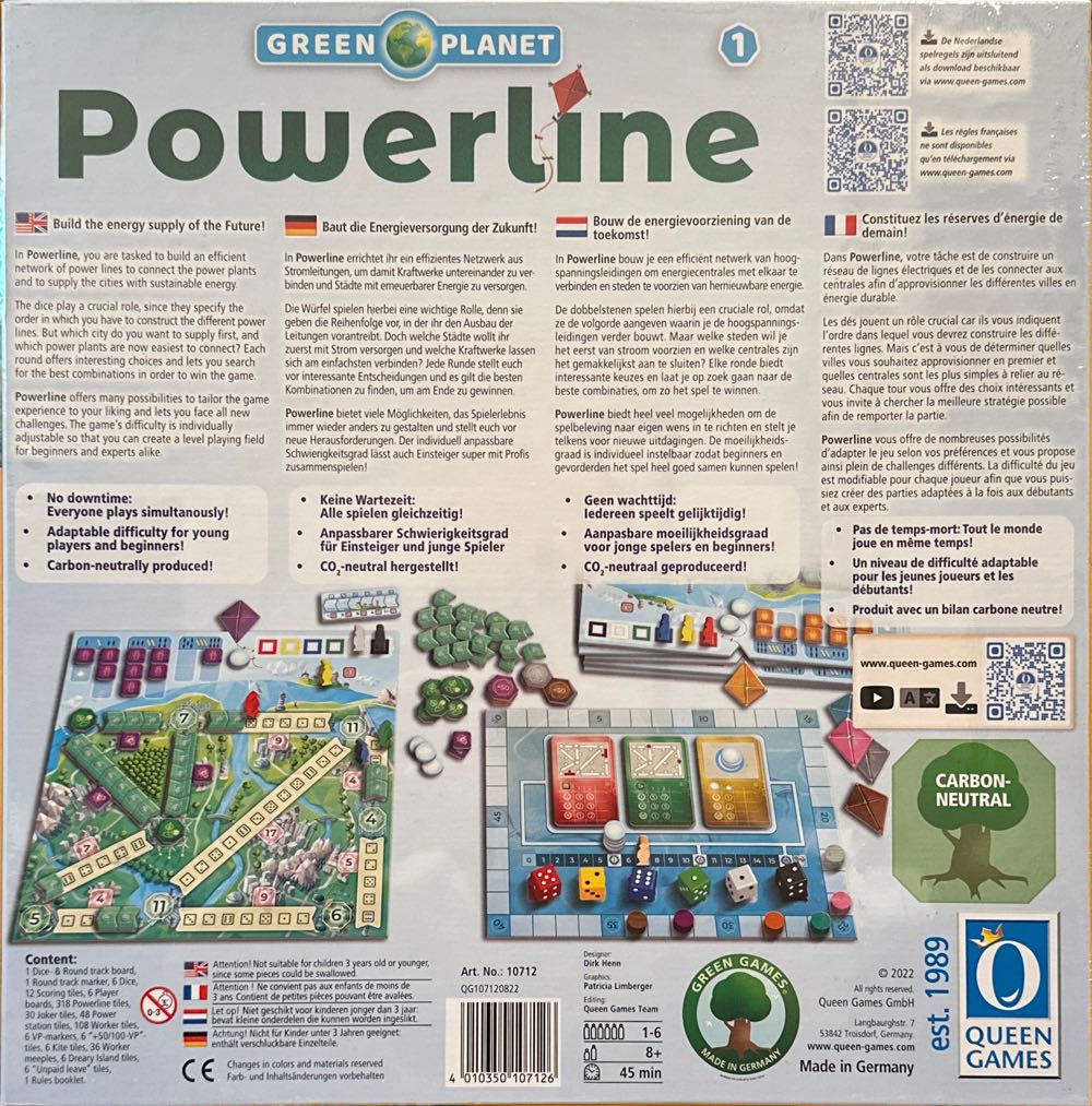 Powerline  (1-6) board game collectible [Barcode 4010350107126] - Main Image 2