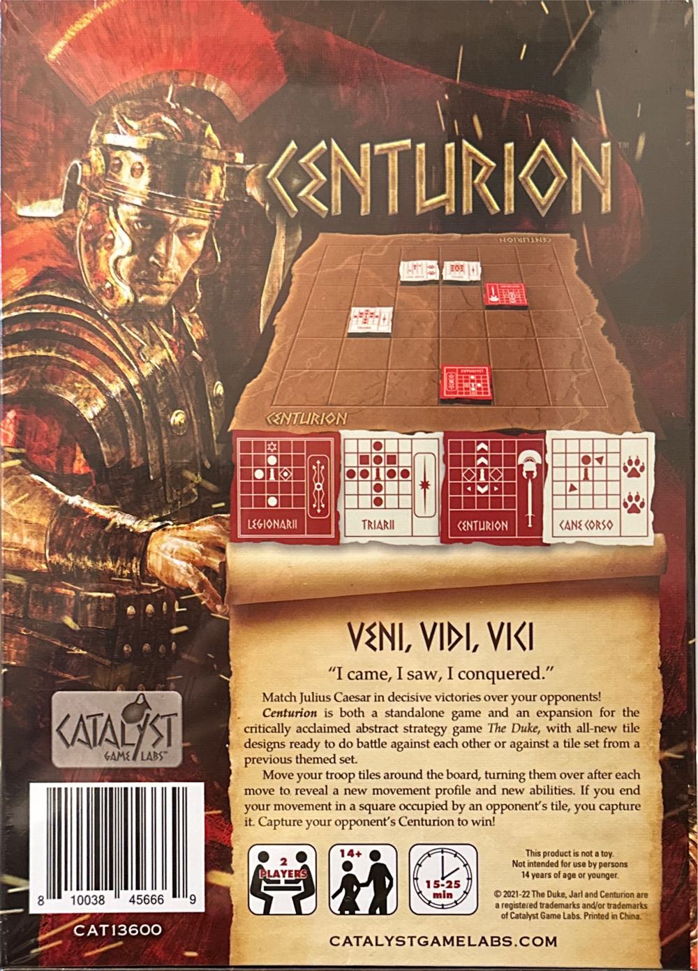 Centurion  (2) board game collectible [Barcode 810038456669] - Main Image 2
