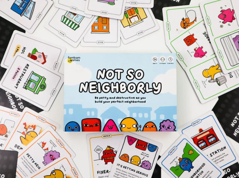 Not So Neighborly  (2-4) board game collectible [Barcode 850042465011] - Main Image 3
