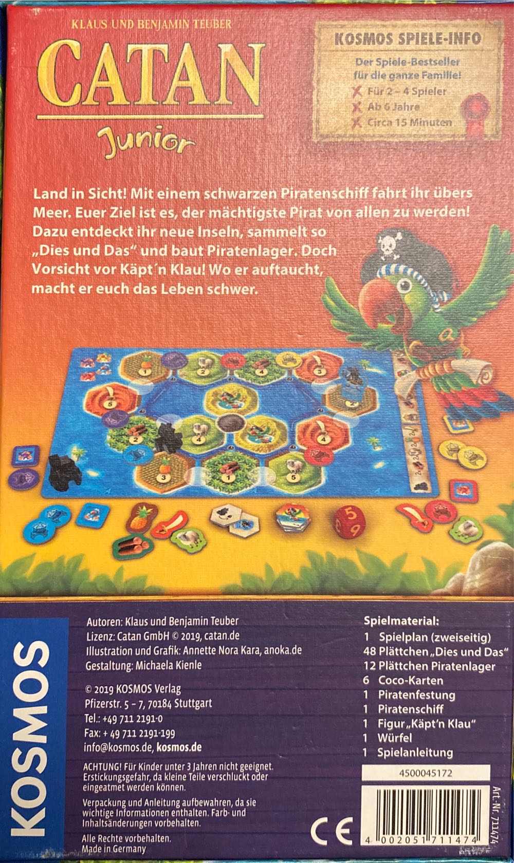 Catan Junior  (2-4) board game collectible [Barcode 4002051711474] - Main Image 2