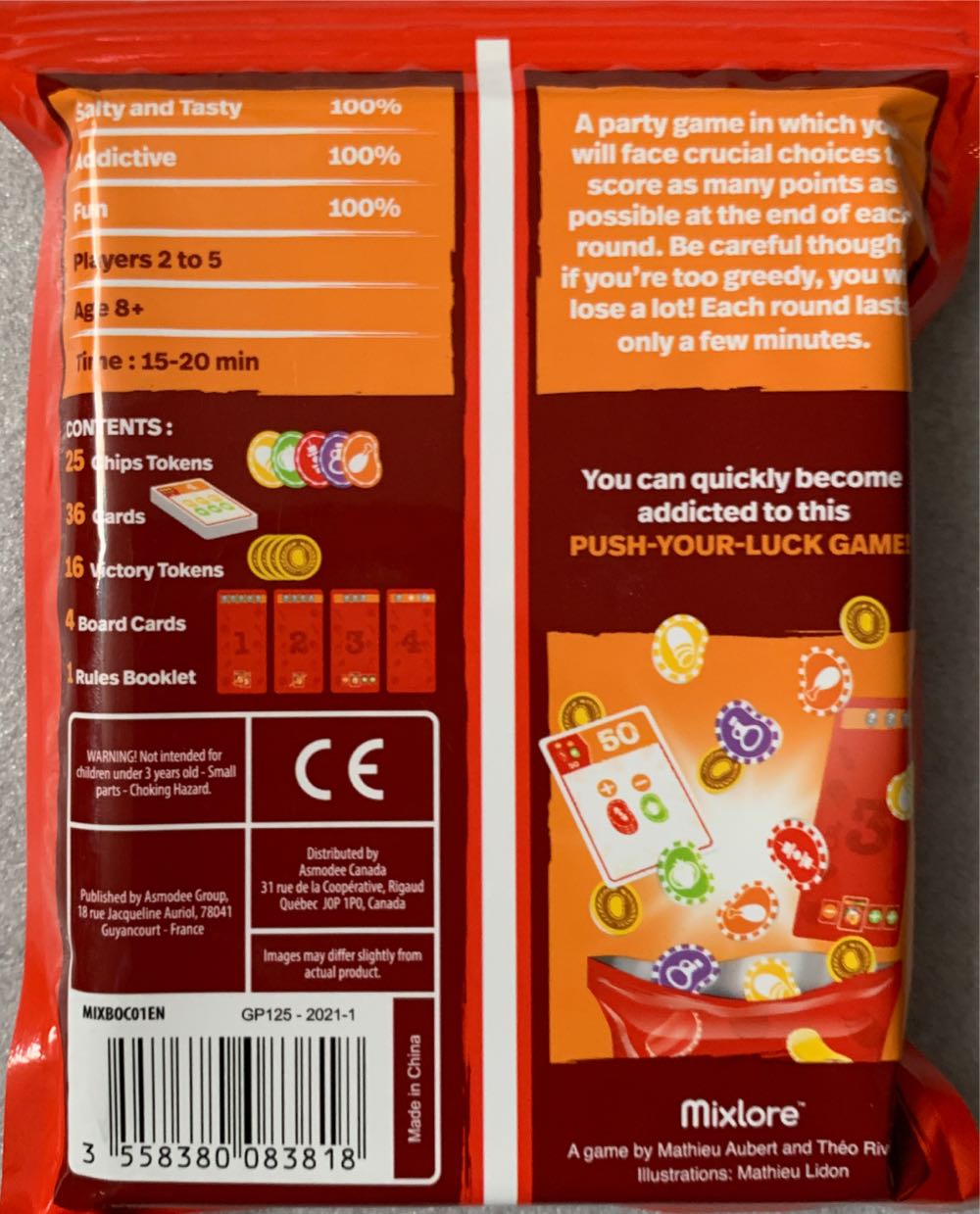 Bag of Chips  (2-5) board game collectible [Barcode 3558380083818] - Main Image 2