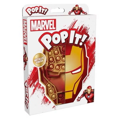 Pop It Iron Man Metallic Buffalo Games & Puzzles  (1-2) board game collectible [Barcode 079346002962] - Main Image 2