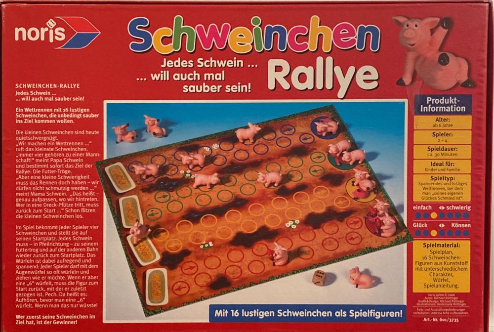 Schweinchen Rallye  (2-4) board game collectible [Barcode 4000826037354] - Main Image 2