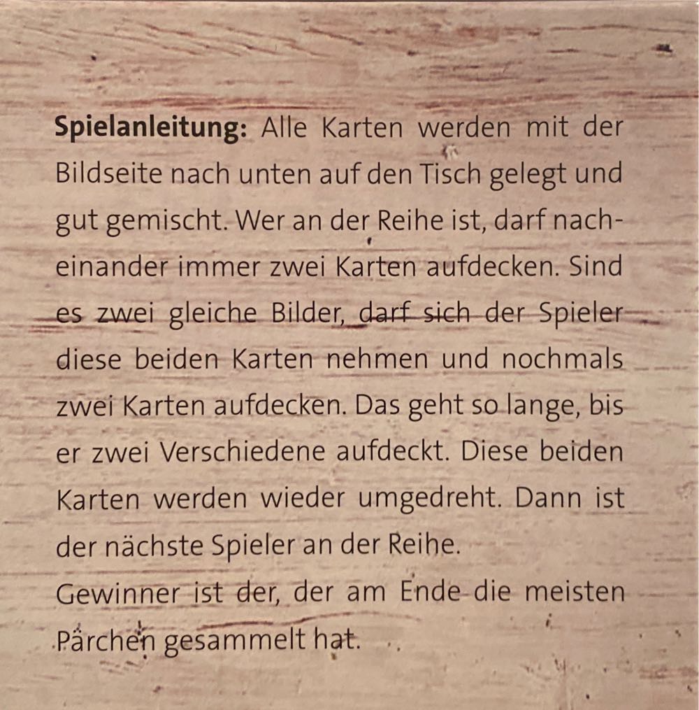 ÖFFI MEMO  (1-8) board game collectible [Barcode 9120066350312] - Main Image 2