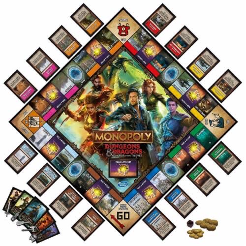 Monopoly Dungeons & Dragons: Honor Among Thieves  (5) board game collectible - Main Image 2