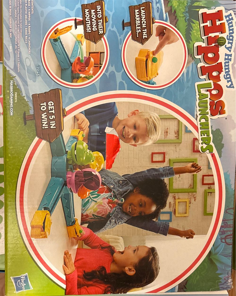 Hungry Hungry Hippos Launchers  (2-4) board game collectible [Barcode 630509948833] - Main Image 2