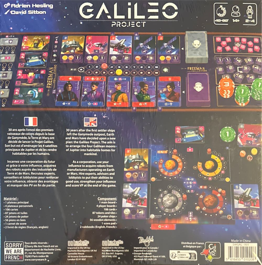 Galileo Project  (2-4) board game collectible [Barcode 3616450010208] - Main Image 2