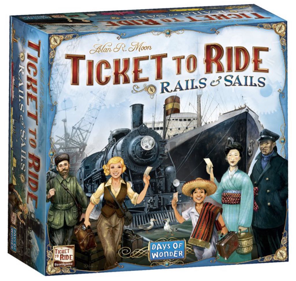 Ticket To Ride: Rails & Sails  (2-5) board game collectible - Main Image 1