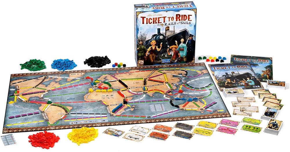 Ticket To Ride: Rails & Sails  (2-5) board game collectible - Main Image 3