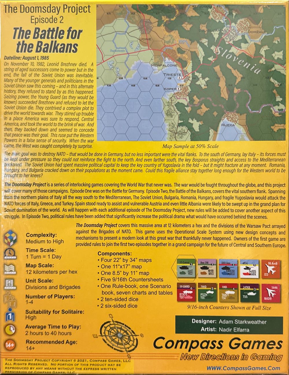The Doomsday Project: Episode 2 The Battle for the Balkans  (1-4) board game collectible - Main Image 2