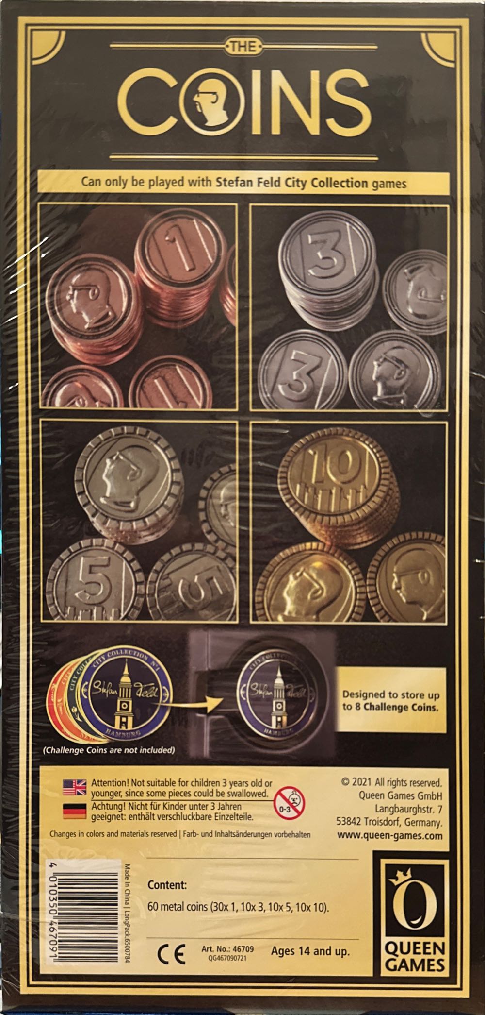 Stephan Feld City Collection 0: The Coins  board game collectible [Barcode 4010350467091] - Main Image 2