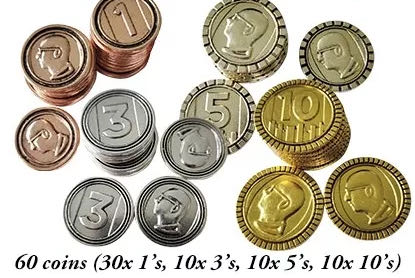 Stephan Feld City Collection 0: The Coins  board game collectible [Barcode 4010350467091] - Main Image 4