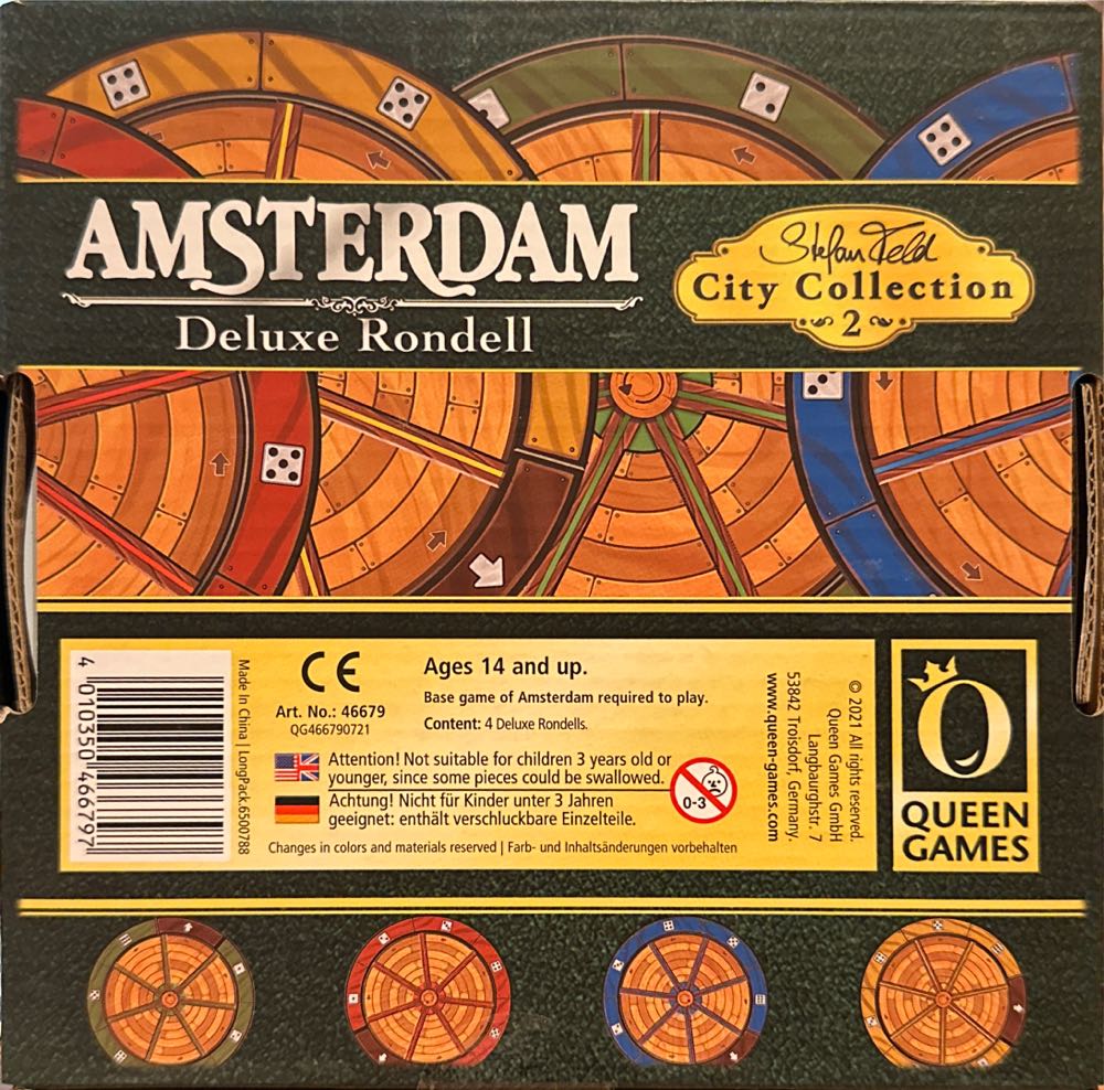 Stefan Feld City Collection 2: Amsterdam - Deluxe Rondell  (1-4) board game collectible [Barcode 4010350466797] - Main Image 2