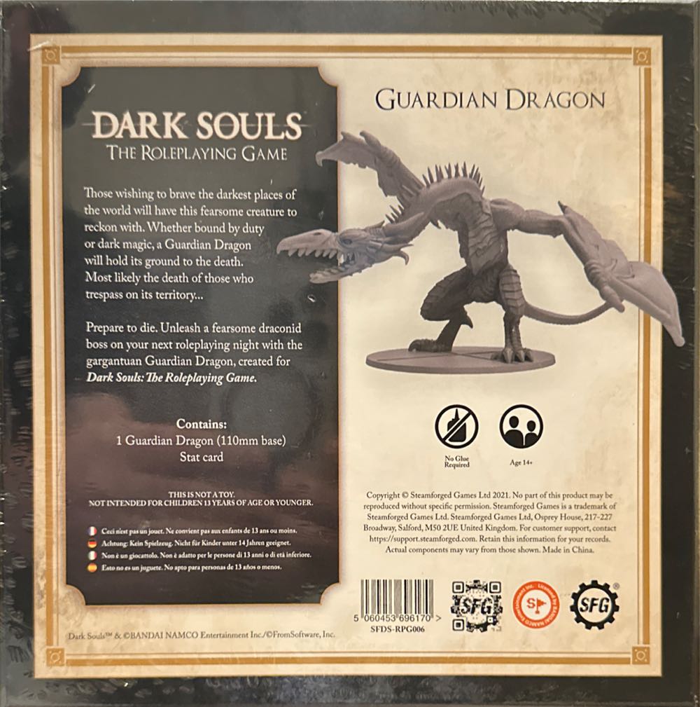 Dark Souls Rpg: Guardian Dragon  board game collectible [Barcode 5060453696170] - Main Image 2