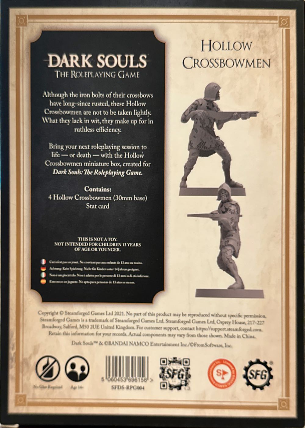 Dark Souls Rpg: Hollow Crossbowmen  board game collectible [Barcode 5060453696156] - Main Image 2