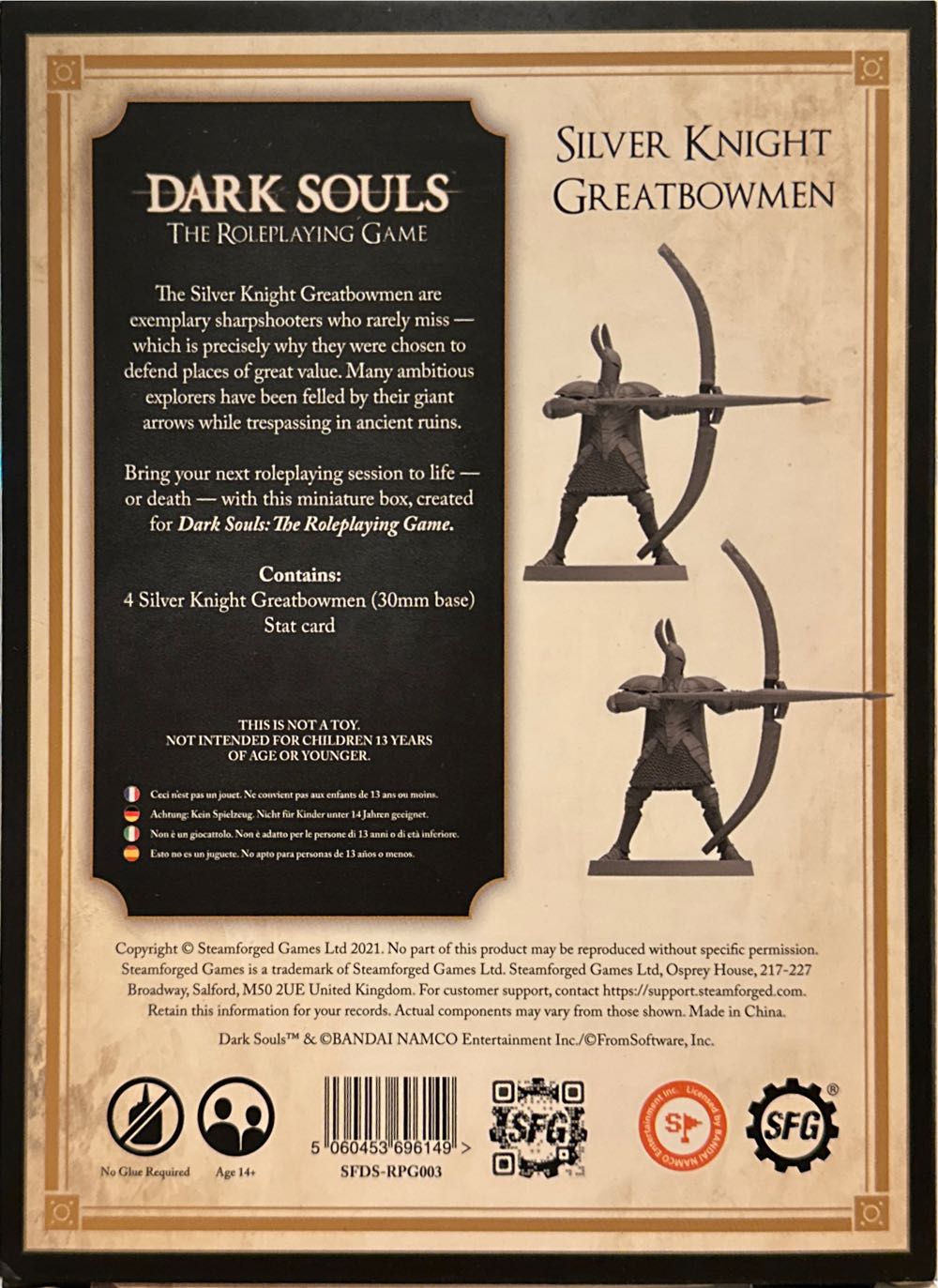 Dark Souls Rpg: Silver Knight Greatbowmen  board game collectible [Barcode 5060453696149] - Main Image 2
