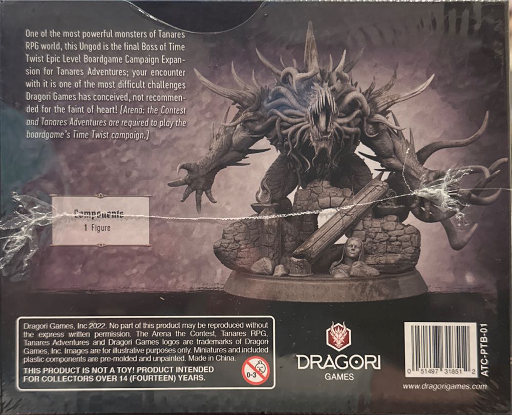 Tanares: Dread, The First Ungod  board game collectible [Barcode 051497318512] - Main Image 2