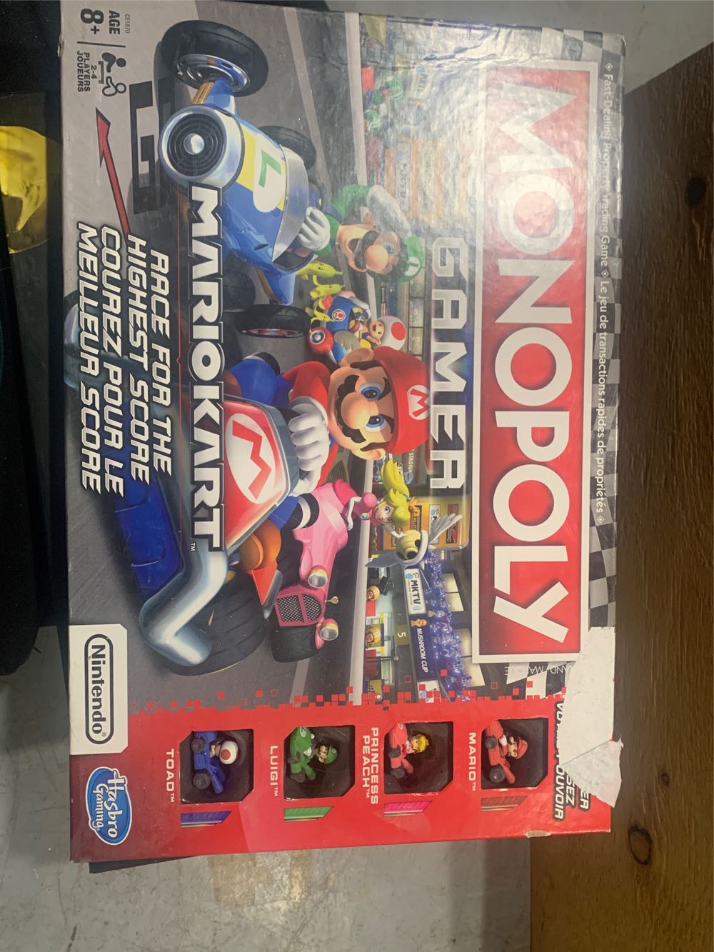 Monoply Game Mariokart  (2-4) board game collectible - Main Image 1