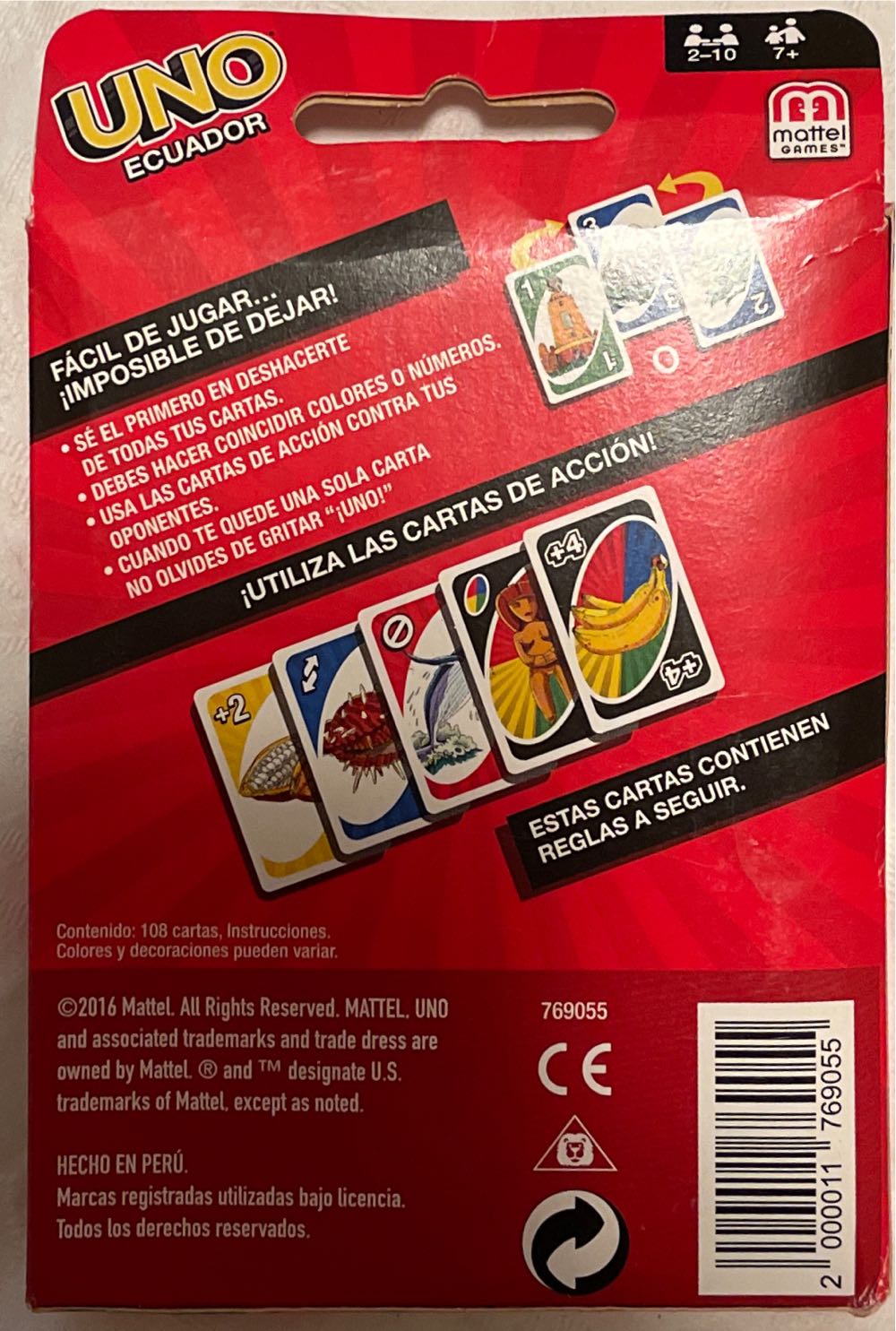 Ecuador Uno  board game collectible - Main Image 2