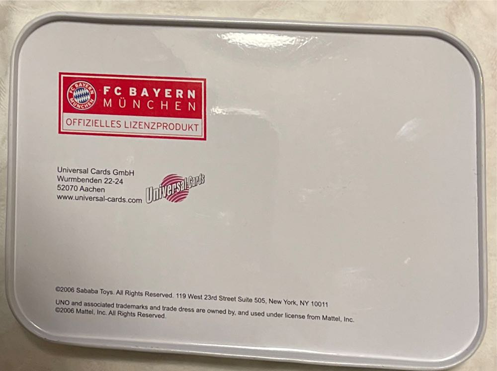 Fc Bayern Uno Tin  board game collectible - Main Image 2