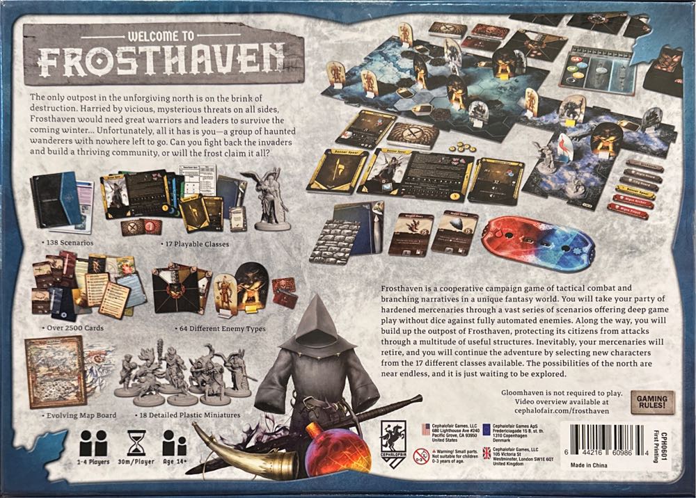 Frosthaven  (1-4) board game collectible [Barcode 644216609864] - Main Image 2