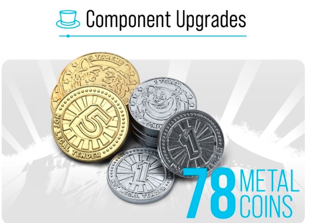 The Big Top: Upgraded Coins  board game collectible [Barcode 618149323319] - Main Image 2