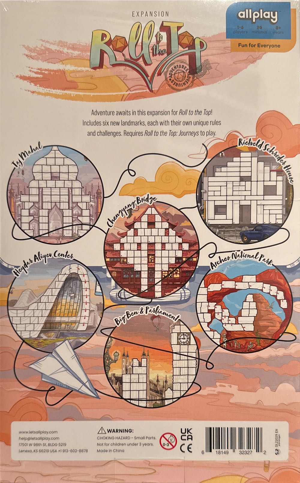 Roll to the Top: Adventures  (1-6) board game collectible [Barcode 618149323272] - Main Image 2