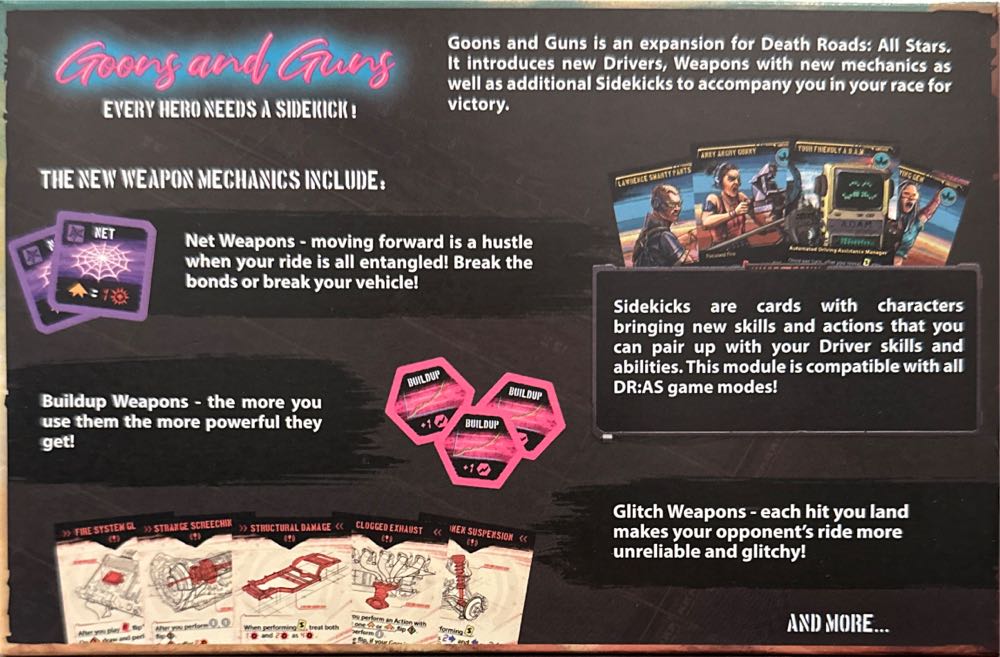 Death Roads: Goons and Guns  (1-5) board game collectible [Barcode 5905101550018] - Main Image 2