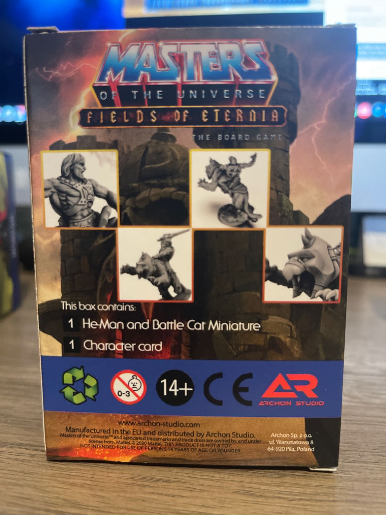 Masters of the Universe Fields of Eternia Mini Figure - He-Man  (1-6) board game collectible [Barcode 5901414670443] - Main Image 2