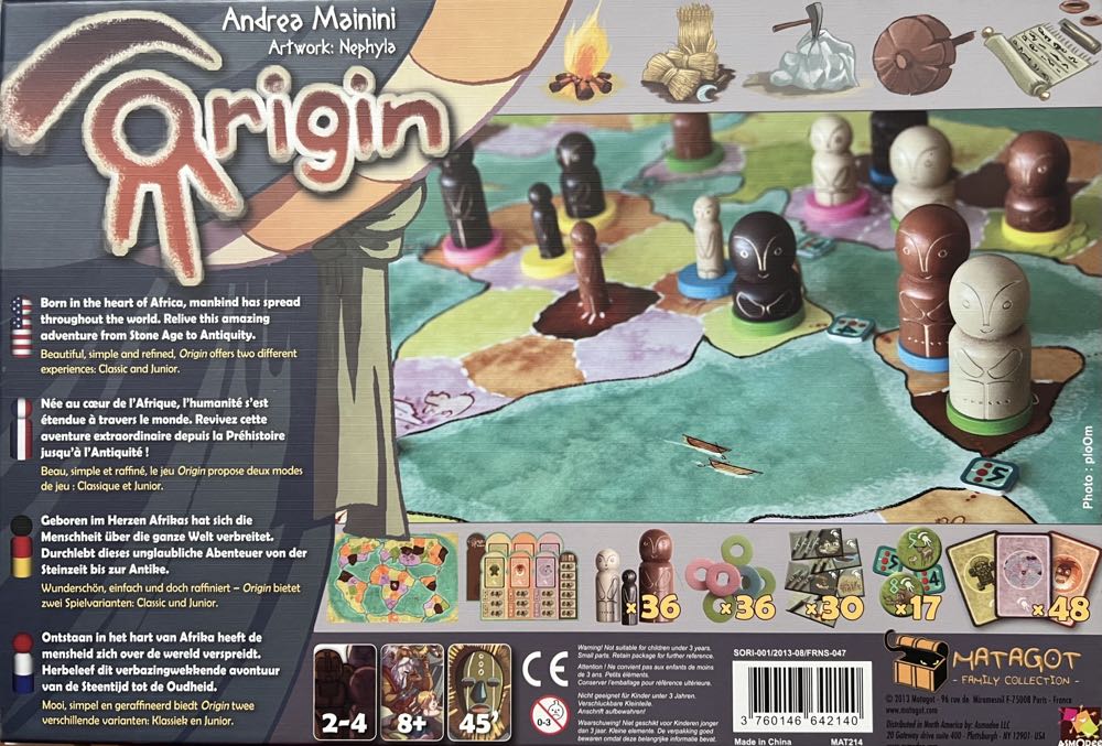 Origin  (2-4) board game collectible [Barcode 3760146642140] - Main Image 2
